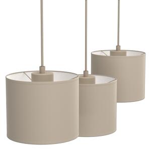 Luster na lanku ARDEN 3xE27/15W/230V, béžový