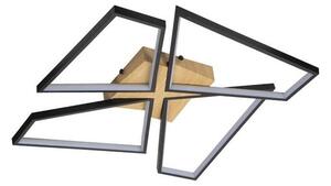 LED Stmievateľné stropné svietidlo LED/115W/230V 3000-6500K hnedá/čierna + DO