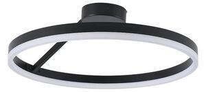 LED Stmievateľný prisadený luster LED/40W/230V 3000-6500K čierna + diaľkové ovládanie