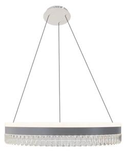 LED Stmievateľný luster na lanku LED/80W/230V 3000-6500K biela + diaľkové ovládanie
