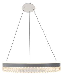 LED Stmievateľný luster na lanku LED/80W/230V 3000-6500K biela + diaľkové ovládanie