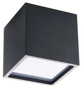 LED2 - LED Vonkajšie stropné svietidlo CUBE LED/12W/230V antracit IP54