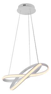 LED Stmievateľný luster na lanku LED/70W/230V 3000-6500K biela + diaľkové ovládanie