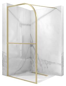 Rea Sky, sprchová zástena Walk-In 100x200 cm, zlatá matná, REA-K4330