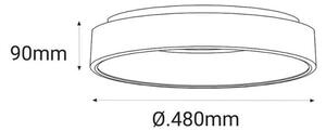 LED2 - LED Stropné svietidlo BELLA LED/40W/230V 3000/4000K čierna