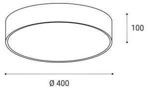 LED2 - LED Stropné svietidlo MONO LED/30W/230V 3000K/4000K čierna