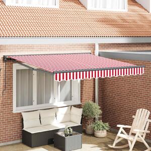 Maison Exclusive – Rám markízy, červený a biely, 350 x 250 cm
