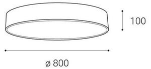 LED2 - LED Stmievateľné stropné svietidlo MONO LED/100W/230V 3000K/4000K biela