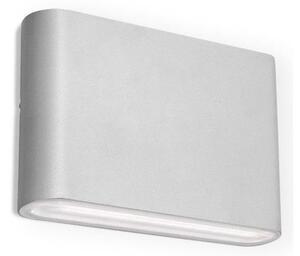 LED2 - LED Vonkajšie nástenné svietidlo FLAT 2xLED/3W/230V IP65 biela