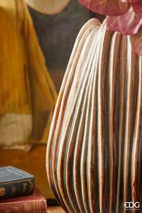 Keramická váza AGLIO hnědá, 44x31 cm