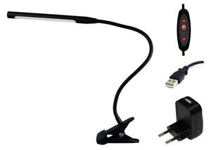 Top Light Lara C - LED Stmievateľná lampa s klipom USB LED/5W/230V