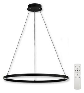 Top Light - LED Stmievateľný luster na lanku LED/30W/230V čierna + diaľkové ovládanie