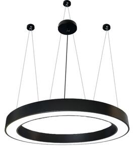 LED Luster na lanku LED/60W/230V 4000K pr. 120 cm čierna