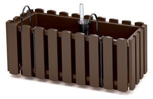 Prosperplast Závesný kvetináč BOARDEE FENCYCASE W hnedý, variant 58 cm