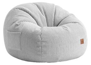 Sedací vak s podnožkou COMFY 3.0 sivý