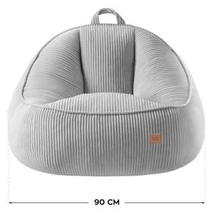 Sedací vak COMFY 4.0 sivý