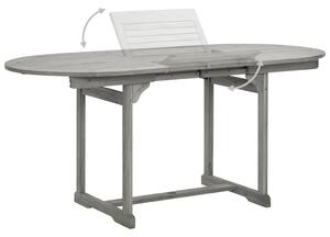 Maison Exclusive - Záhradný jedálenský stôl (120-170)x80x75 cm Masívne drevo Acacia