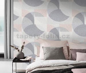 Vliesové tapety na stenu ERISMANN Elle Decoration 10150-31, rozmer 10,05 m x 0,53 m, geometrický vzor svetlo hnedo-sivý, ERISMANN