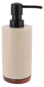 Dávkovač mydla Vegar, béžová/s drevenými prvkami, 200 ml