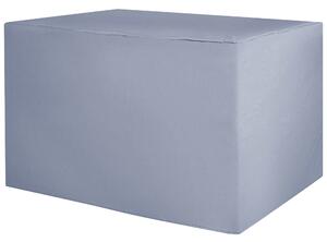 Ochranná plachta na záhradný nábytok sivá PVC polyester 200 x 185 x 75 cm kryt proti dažďu