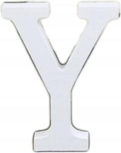 Drevené písmeno "Y", 16 cm, 1 ks