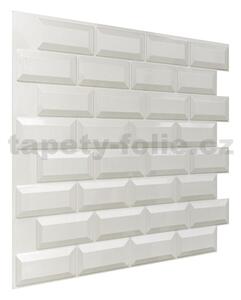 Obkladové panely 3D PVC 11026, cena za kus, rozmer 595 x 560 mm, METRO 3D, IMPOL TRADE