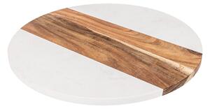 Mramorový otočný servírovací podnos Marie, (fi) 35 cm