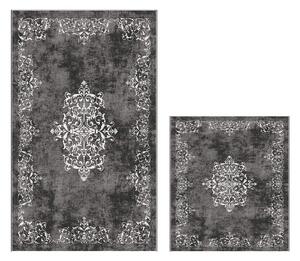 Sivé kúpeľňové predložky v súprave 2 ks 60x100 cm – Foutastic