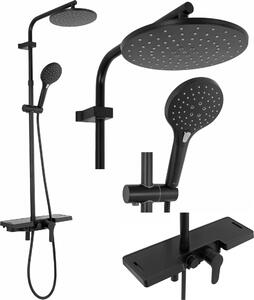 Sprchový set Rea SANTOS Black