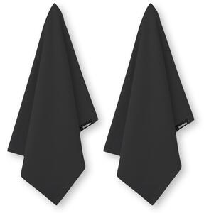 Utierka z organickej bavlny Asphalt – set 2 ks
