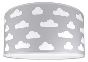 Détské stropné svietidlo CLOUDS GREY 2xE27/60W/230V šedá