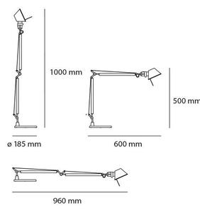 Artemide AR A015100+AR A003900 KOMPLET - LED stmievateľné svietidlo TOLOMEO LED/9W