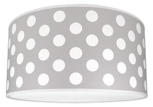 Detské stropné svietidlo DOTS GREY 2xE27/60W/230V šedá