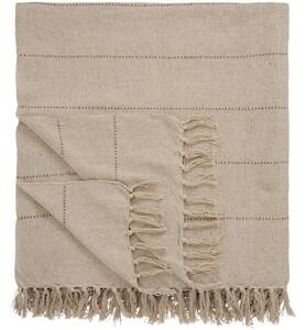 Bavlnený prehoz Double Cream Thin Stripes 240 × 240 cm