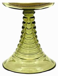 Petrolejová lampa PETRA 42 cm lesná zelená