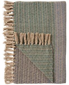 Bavlnený prehoz Natural Pattern Stripe 130 × 160 cm