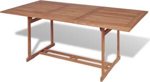 Maison Exclusive - Záhradný stôl 180x90x75 cm z masívneho teakového dreva