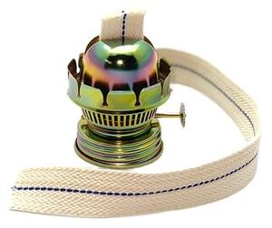 Petrolejová lampa POLY 38 cm medená