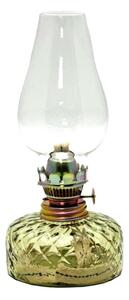 Petrolejová lampa JOSEFÍNA 22 cm lesná zelená