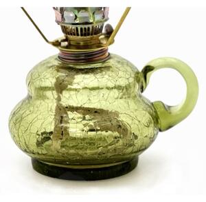 Petrolejová lampa ANNA 33 cm lesná zelená