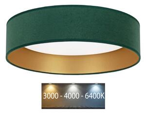 Brilagi - LED Stropné svietidlo VELVET LED/24W/230V 3000/4000/6400K zelená/zlatá