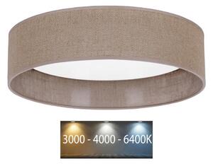 Brilagi - LED Stropné svietidlo VELVET LED/24W/230V 3000/4000/6400K hnedá