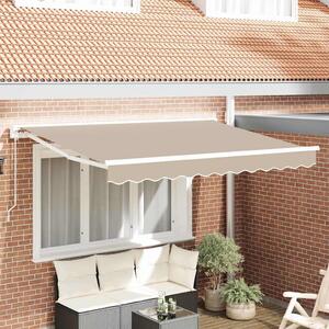 Maison Exclusive – rám markízy, béžový, 250 x 200 cm, polyester sPolyuretánpovrchovou úpravou