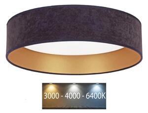 Brilagi - LED Stropné svietidlo VELVET LED/24W/230V 3000/4000/6400K šedá/zlatá