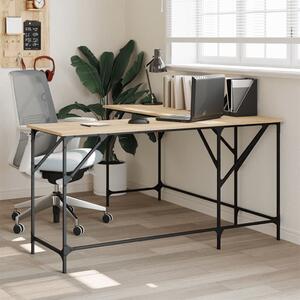 Maison Exclusive - písací stôl Sonoma dub 149x149x75 cm drevený materiál