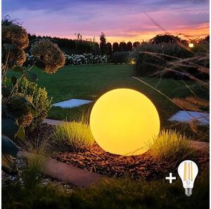 LED Vonkajšia lampa GLOBO 1xE27/9W/230V pr. 30 cm IP44