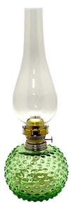Petrolejová lampa EMA 38 cm svetlozelená