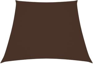 Maison Exclusive - Slnečná plachta Oxford tkanina Trapézový tvar 2/4x3 m Hnedá
