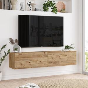 Závesný TV stolík Houseland Farfallo borovica Atlantic