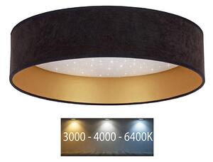 Brilagi - LED Stropné svietidlo VELVET STAR LED/24W/230V pr. 40 cm čierna/zlatá